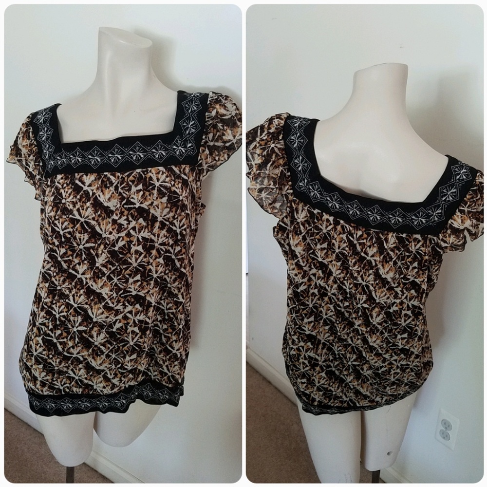 Tribal Print Top